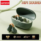 Lenovo Wireless Headsets Bluetooth 5.3 ENC Earbuds LED Power Display TWS Sport Noise Cancel Headphone with Mic For IPhone