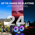 W-KING 250W PEAK Large Bluetooth Speaker Loudest/Massive 120dB/12 Custom Bass, V5.3 Big Party Boombox Portable Speaker Wireless