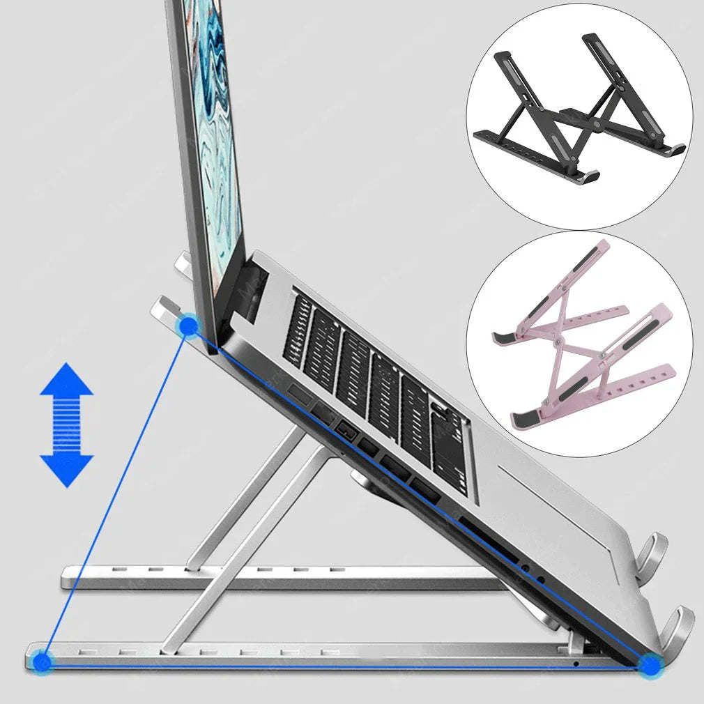 Foldable Laptop Stand Portable Adjustable Notebook Bracket Computer Monitor Holder For Macbook Air iPad Tablets Base Accessories