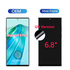 6.8“ Super AMOLED For Samsung Galaxy S23 Ultra S918 LCD Display Touch Screen Digitizer Assembly Support fingerprint and S-Pen