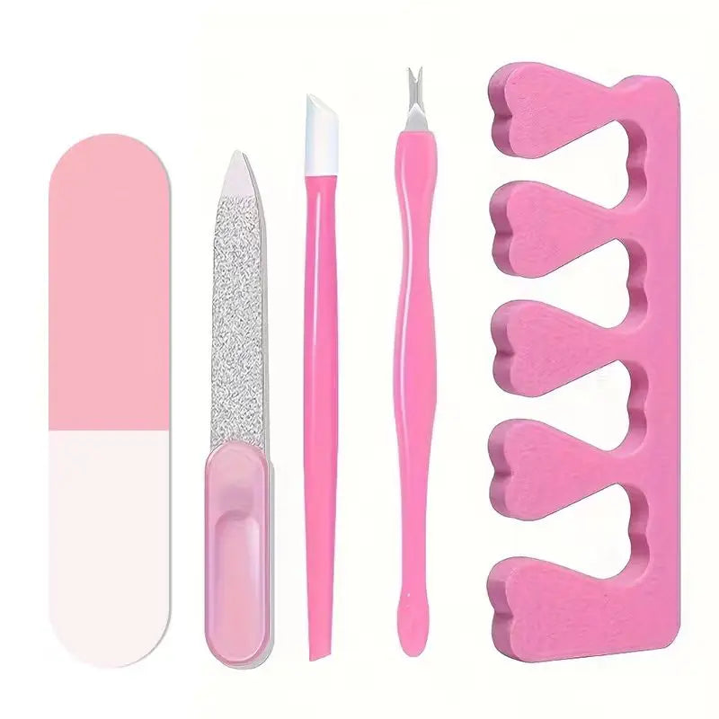 Complete set of nail tools, nail lamp+polishing machine+care tools can be DIY exclusive romantic nail art at home, nail kit tool