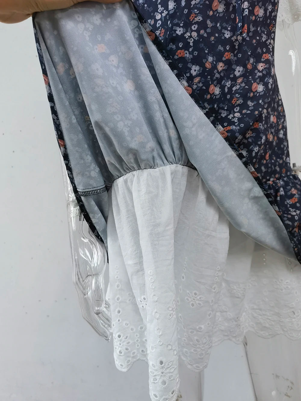 Elegant French Lace Floral Dress 2025 Spring and Summer Woman Sexy Square Neck Commute Soft Home Travel Casual High Waist Dress