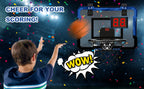 Ring Basketball Hoop Wall-mounted Indoor Training Home Kids Basketball Toy Mini Basketball Hoop Set For Kids Outdoor Games