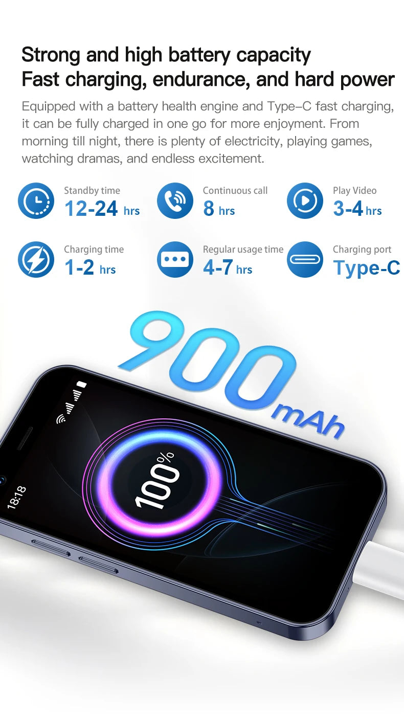 SERVO 18SE MINI 3G Pocket Smartphone Android System Google Play 16GB ROM 2MP Camera WiFi Super Small Smart Phones 2 SIM Standby