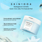 SKIN1004 MADAGASCAR CENTELLA PAD,Essence-Infused Pad Texture,For A Radiant Glow,Moisture Lock,Korean Skincare,Korean Makeup