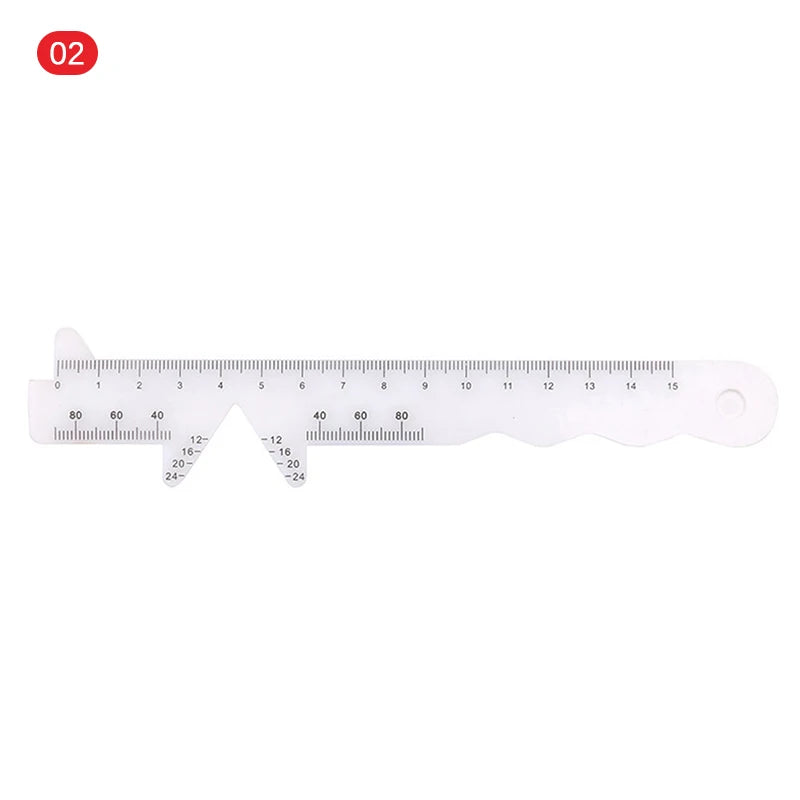 1/4pcs PD Ruler Measure Optical Vernier PD Ruler Pupil Distance Meter Eye Ophthalmic Tool Eye Occluder For Vision Test Eye Care