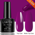 Gel Varnish Kit Professional Nail Gel Kit With Nail Dryer Soak Off Nail Gel Polish Kit  Base Coat  Top Coat Manicure Tools Set