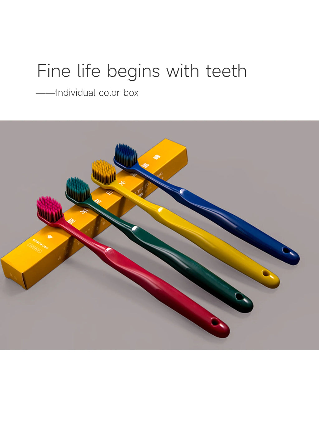 Four colors New Volcanic Charcoal Toothbrush Widen Soft Eco Friendly Portable Fiber bursh Premium Oral Hygiene Care Dropshipping