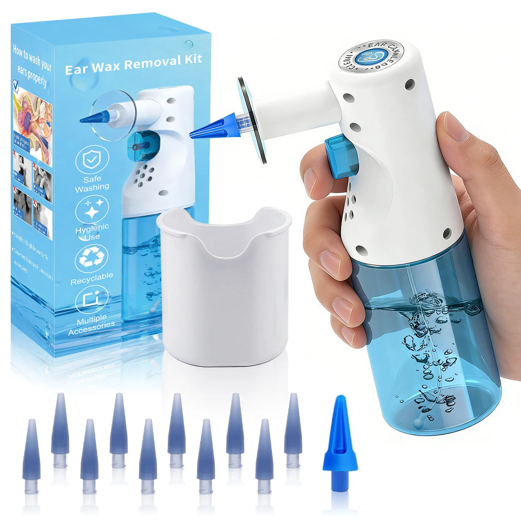 Portable Ear Wax Removal Tools Ear Irrigation Cleaner Home Ear Care Washing Cleaning Tool