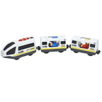 Wooden Locomotive Magnetic Electric Car Train Toys Fit Biro Wooden Diecast Slot Train Track Railway Educational Toys For Kids
