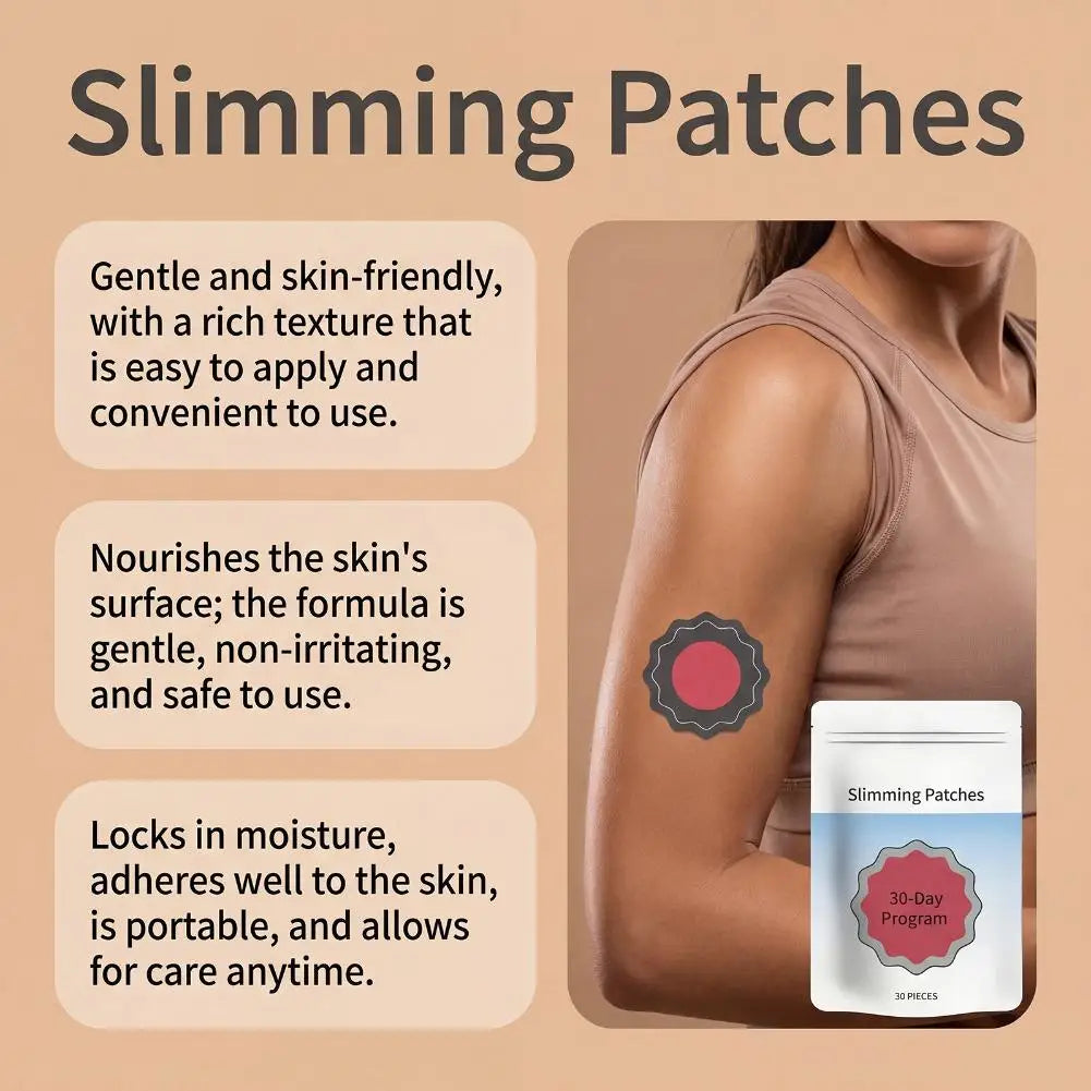 Patches | 30pcs 1-10bags Slimming Patches, Scientific Formula Controls Appetite, Weight Management Assistance Sticker Body Care