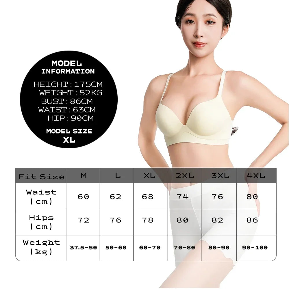 2pcs Seamless Safety Shorts Womens Ice Silk Summer Anti Rub Underwear Boxers Under Skirt Panty Big Size Short Leggings 40-100kg