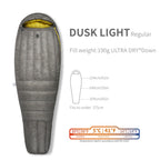 AEGISMAX Wind Hard Dusk Upgrade 7D Nylon DWR 800FP Ultra Dry Down Pro Ultralight Sleeping Bag Camping and Hiking for Men & Women