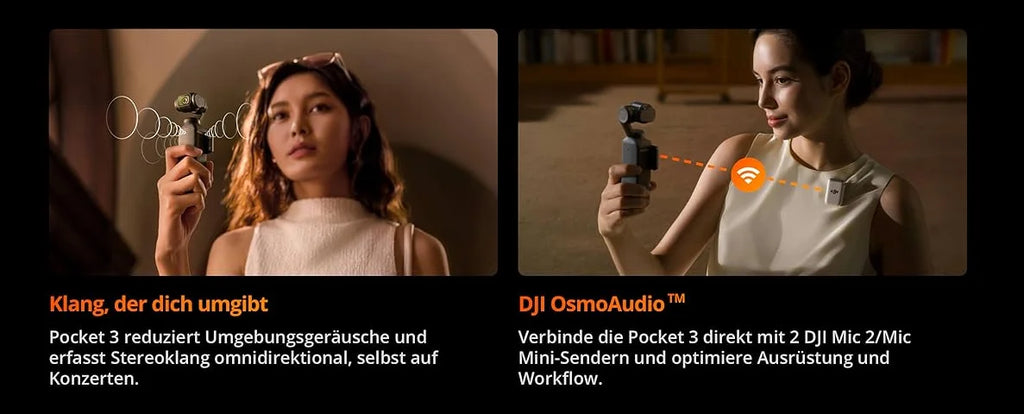 DJI Osmo Pocket 3 Creators Combo Handheld Gimbals Original Brand Active Track 6.0 4K/120 FPS 3-Axis Gimbal Mechanical Stabilization