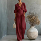 Solid Color Casual Loose Jumpsuits for Woman 2026 Summer Elegant Overalls Women's Jumpsuits And Rompers Bodysuit Female Clothes