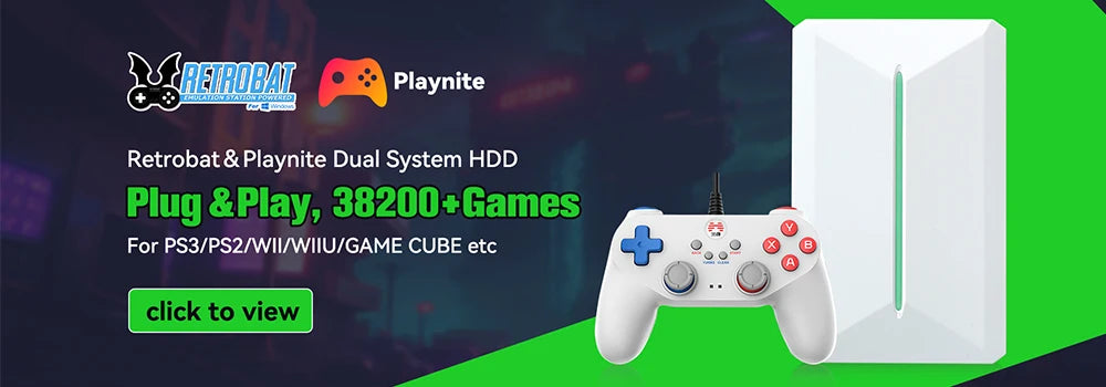 3760+ 3D/AAA Games for PS4/PS3/PS2/Switch/WII/WIIU/N64/DC etc Portable 500GB Launchbox External Gaming Hard Drive for Windows PC