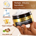 LKIAE Ultra Glutathione Collagen Skin Glowing Body Cream, 24-Hour Intense Hydration, Brightening, Deep Nourish & Glow, 200ml