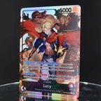 One Piece TCG OPCG English Leader card OP15 Leader Card Set Luffy  Lucy Enel Krieg Rebeca Brook KAMI's Island Textured Foil Card