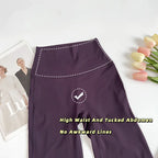 Women's High-Waisted Flared Yoga Pants Comfortable Pilates Running Leggings Stylish Gym Sport Trousers