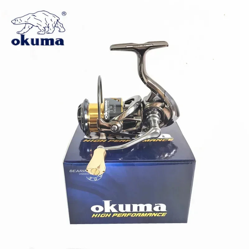 Okuma All Metal Fishing Reel Shallow Line Cup 15KG Anti Seawater Corrosion Rotating Reel 1000-5000
