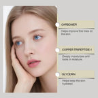 Copper Peptide Serum Anti Wrinkle Remover Antioxidant Tighten Skin Barrier Repair Deep Hydration Hyaluronic Acid Face Serum