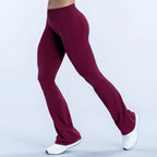 Cavendi Flared Leggings Leg Leggings Woman Wide-leg Pants Yoga Breathable Fitness Clothing Versatile Casual Pants