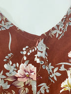 Women's Floral Print High Slit Thigh Halter Dress - Summer Sleeveless Sexy Bodycon Beach Party Clubwear