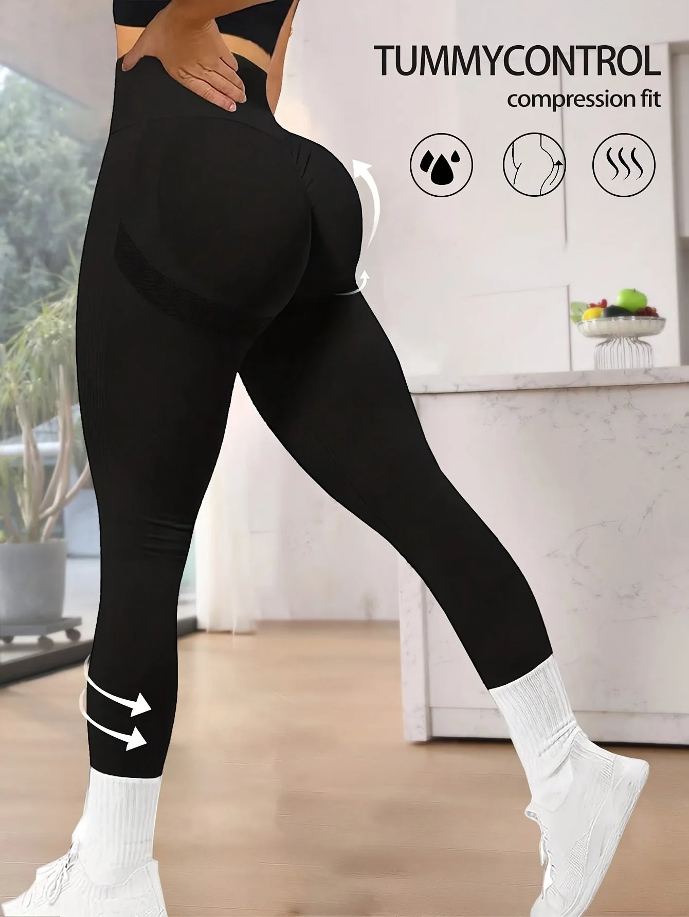 CZGUKE 2-piece women's tie dye pants sports leggings seamless high waisted push ups women's fitness and exercise clothes
