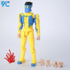 9L3D Superhero Team Invincible Boy Heroes Action Figure Lucky13 Dummy13 Multi-Colored T13 Multi-Jointed Collectible Toys Titan13
