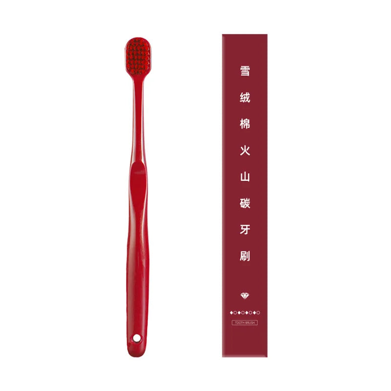 Four colors New Volcanic Charcoal Toothbrush Widen Soft Eco Friendly Portable Fiber bursh Premium Oral Hygiene Care Dropshipping