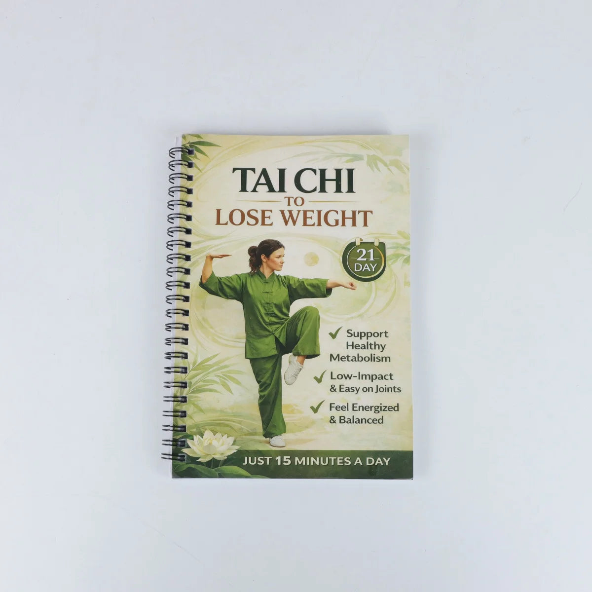Tai Chi Weight Loss Plan Suitable for Middle-Aged & Elderly - Low-Intensity -Burning Workout, Balance Training, Joint Health & F