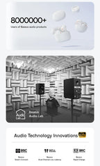 Baseus EP10 Pro ANC Earbuds Wireless Bluetooth 6.0 Earphones 50dB Realtime Adaptive Headphones 6 Mic Hi-Res LDAC IP55  Ear buds