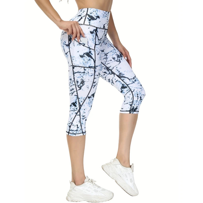 Women's High Waist Yoga Pantyhose with Pockets Tummy Tightening Sweatpants (Non-See-Through) Sports Fitness Running Pantyhose Image principale du produit