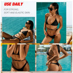 Instant Dark Tanning Lotion - Natural Self-tanner, bringing the body a stripe-free medium dark gradient tan