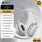 Picun F8MAX ANC Wireless Headphone 59dB Hybrid Active Noise Canceling Spatial Audio Earphone Bluetooth 6.0 Over Ear Headset 180H