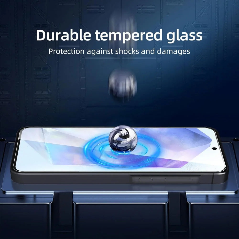 3PCS HD Tempered Glass For Samsung A17 A27 A37 A57 A16 A26 A36 A56 A55 A53 A54 A35 A25 A15 Screen Protector Samsung Galaxy S26 S25 S24 Ultra Cristal Templado S24 FE S23 S22 S21 Plus
