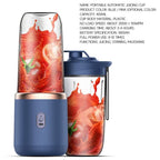 400ml Mini Blender 6 Blades, Portable Smoothie Maker with 21000 RPM, USB Rechargeable, Multifunctional Juicer Cup for Milkshake