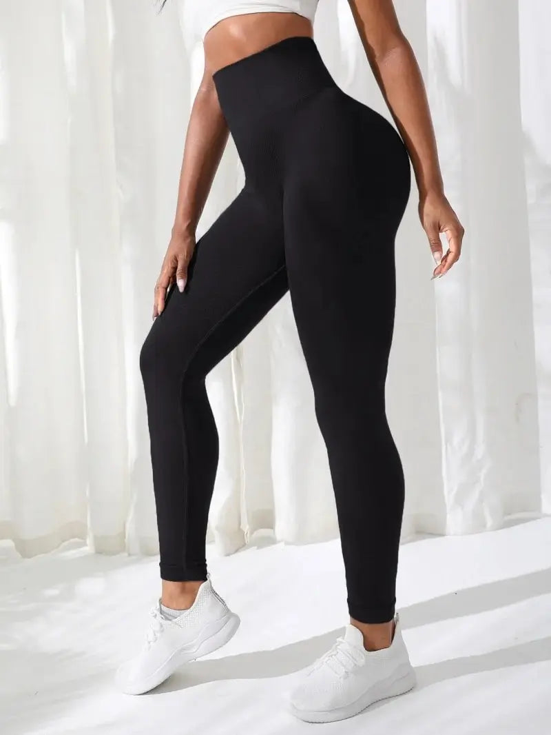 Women Pants Gym Yoga Seamless Sports Clothes Stretchy High Waist Athletic Exercise Fitness Leggings Main image