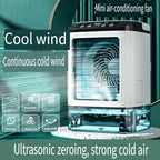 Quiet 3-Speed Portable Air Conditioner Mini Evaporative Cooler Humidifier for Bedroom