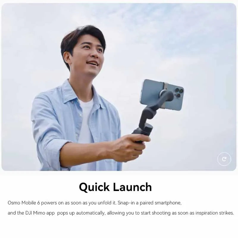 DJI Osmo Mobile 6/7/7P/8 Handheld Gimbal 3-Axis stabilisation activefollow 5.0 Built-In Extension Red Original Brand in stock
