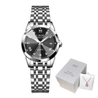 LIGE Elegant Ultrathin Nordic Simple Style Quartz Movement Women's Wristwatch Fashion Stainless Steel Bracelet Belt Woman Watch