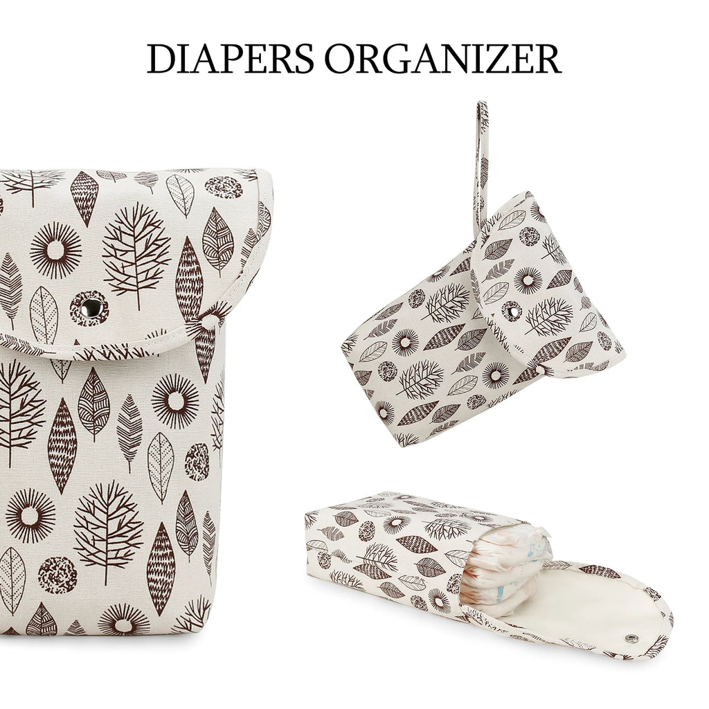Baby Diaper Bag Reusable Mommy Diaper Storage Bag Baby