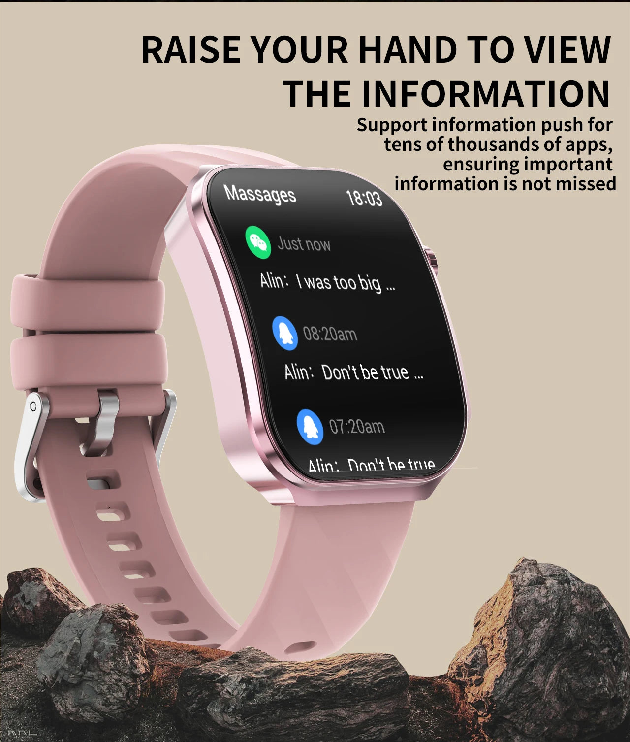 LIGE New 2.2-inch 3D Curved Screen Smart Watch With LED Light Thermometer Health Monitor Smartwatch BT Call Sports Fitness Watch