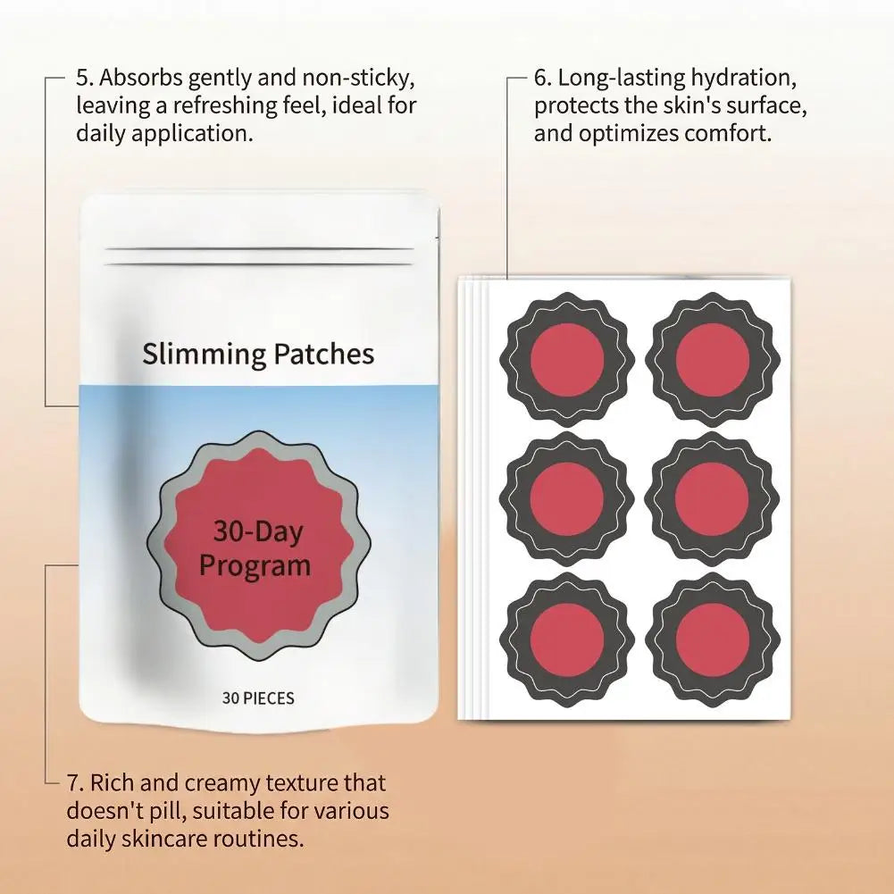 Patches | 30pcs 1-10bags Slimming Patches, Scientific Formula Controls Appetite, Weight Management Assistance Sticker Body Care