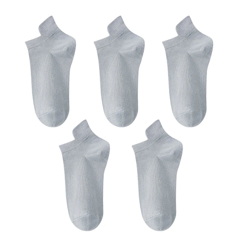 10pieces=5 Pairs Women Socks Casual Breathable High Quality Ankle Sock Summer Low Cut Cotton Thin Short Elastic Sox calcetines