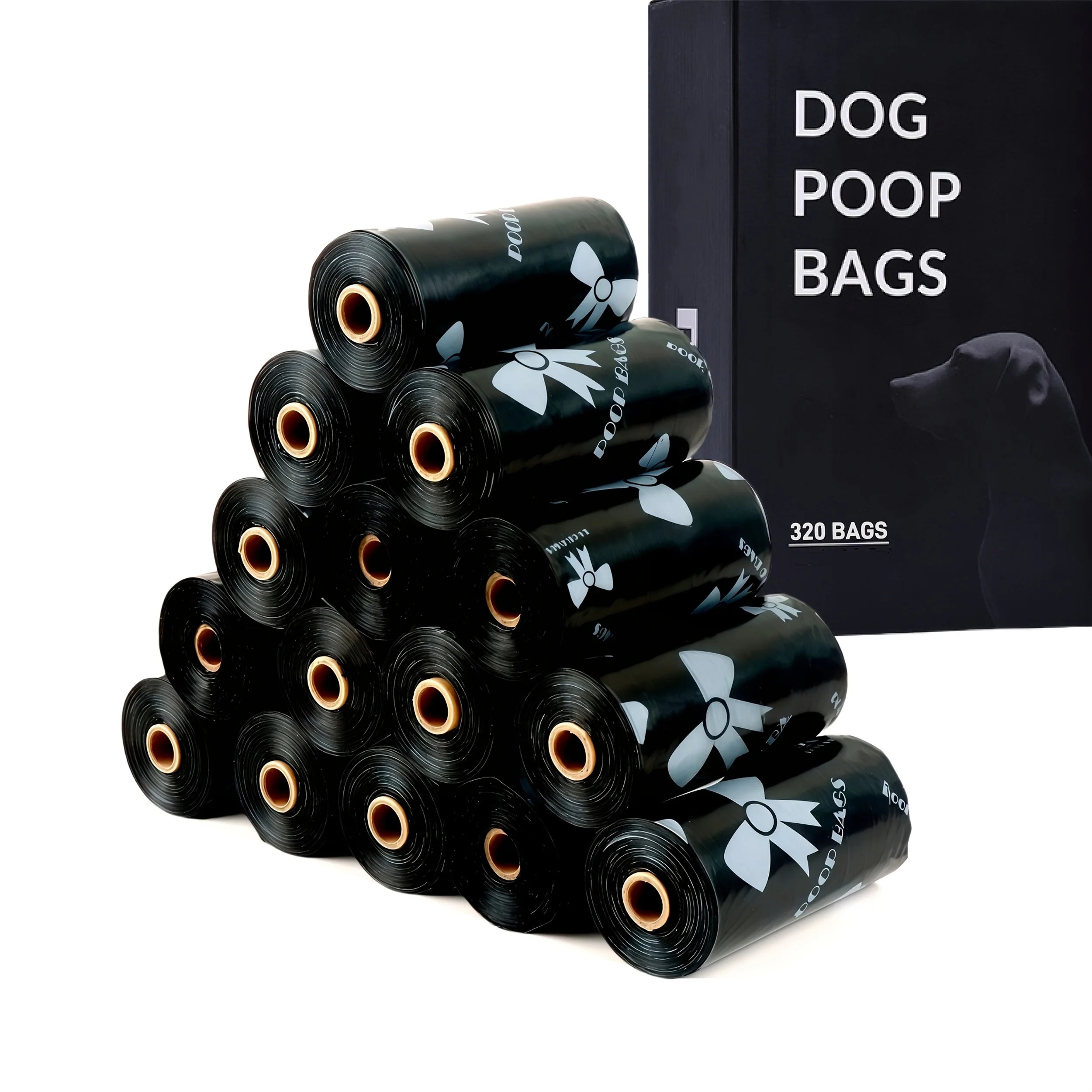 150 Count Heavy Duty Dog Poop Bags Trash Bags,Cleaning up all Kinds of Small Garbage, Pretty Pattern,Outdoor Travel Supplies Image principale du produit