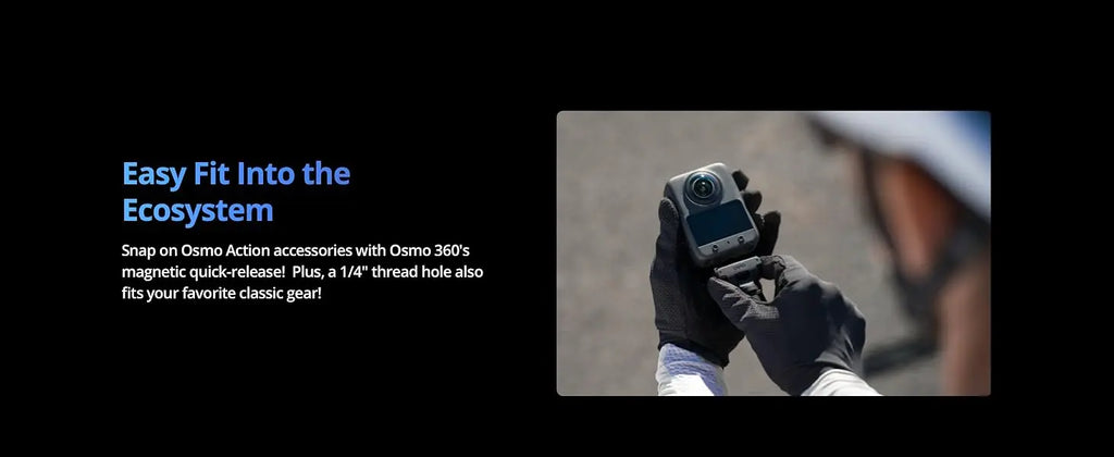 DJI Osmo 360 Standard Bundle 360 Camera with 1 Inch ° Imaging ° Video in 8K Native ° Photo in 120MP Osmo 360