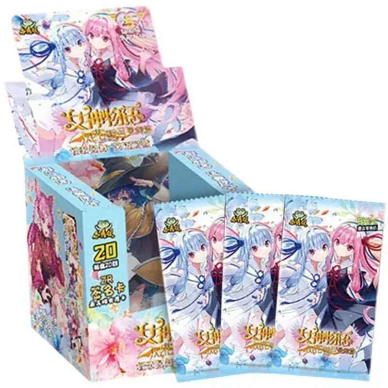 New Goddess Story Card Fufeng Chapter Colorful FlashCard Anime Character Collection Card Games Toys Child Gifts