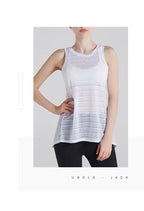 Sexy Sleeveless Backless Sports T-Shirt Women's Gym Tank Top Loose Sportswear Breathable Workout Tank Top Fitness Yoga Dance