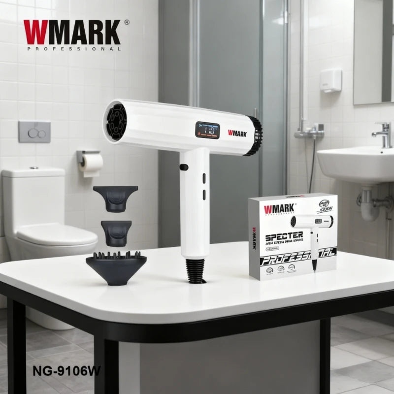WMARK Hair Dryer Professional Blow Dryer Wire Haired Dryer Machine Hot and Cold Adjustment Hair Dryers Home Appliance NG-9106W Main image